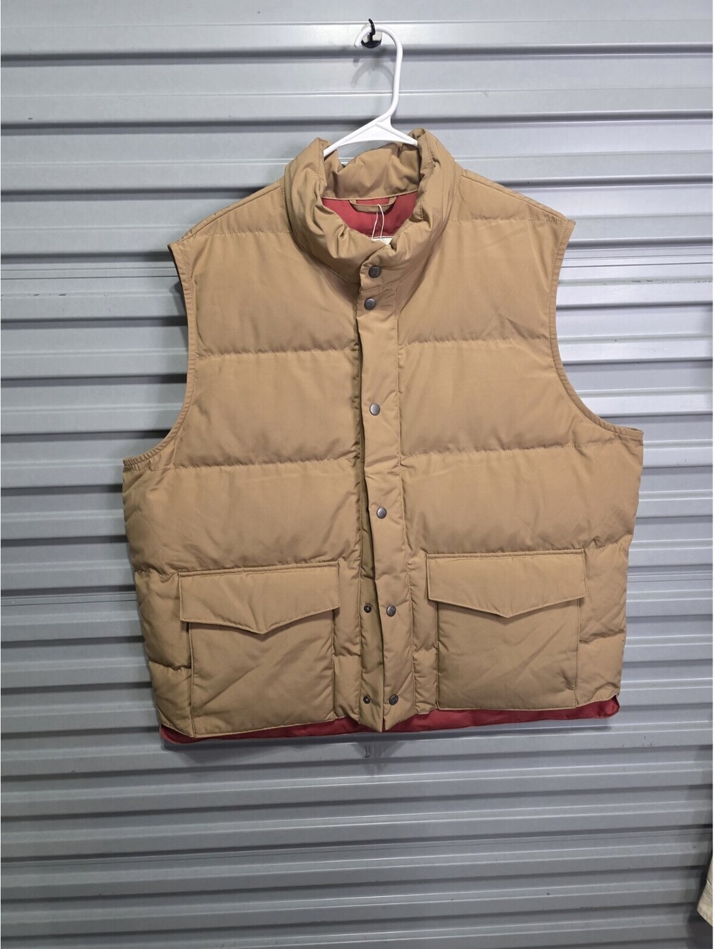 Alpine Design Thermolite Insulated Puffer Vest Sand XXL Water Repellent Pockets
